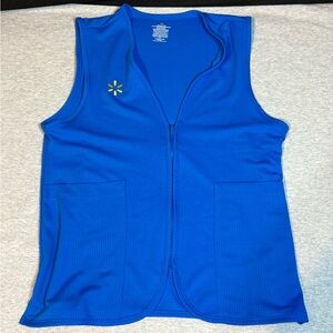 Walmart Employee Uniform Vest – Blue ⭐